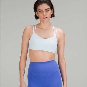 lululemon powder blue like a cloud ribbed b/c cup bra